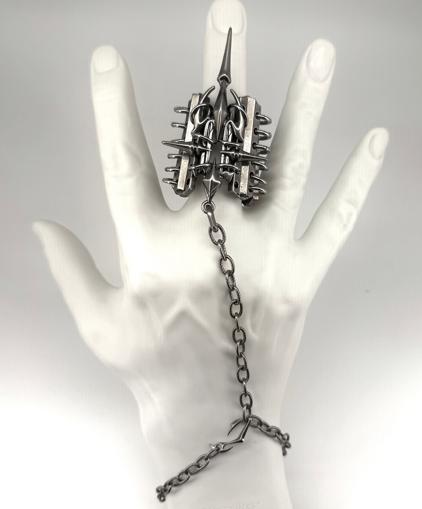 IIIMIII RottenMetal one piece ring chain2