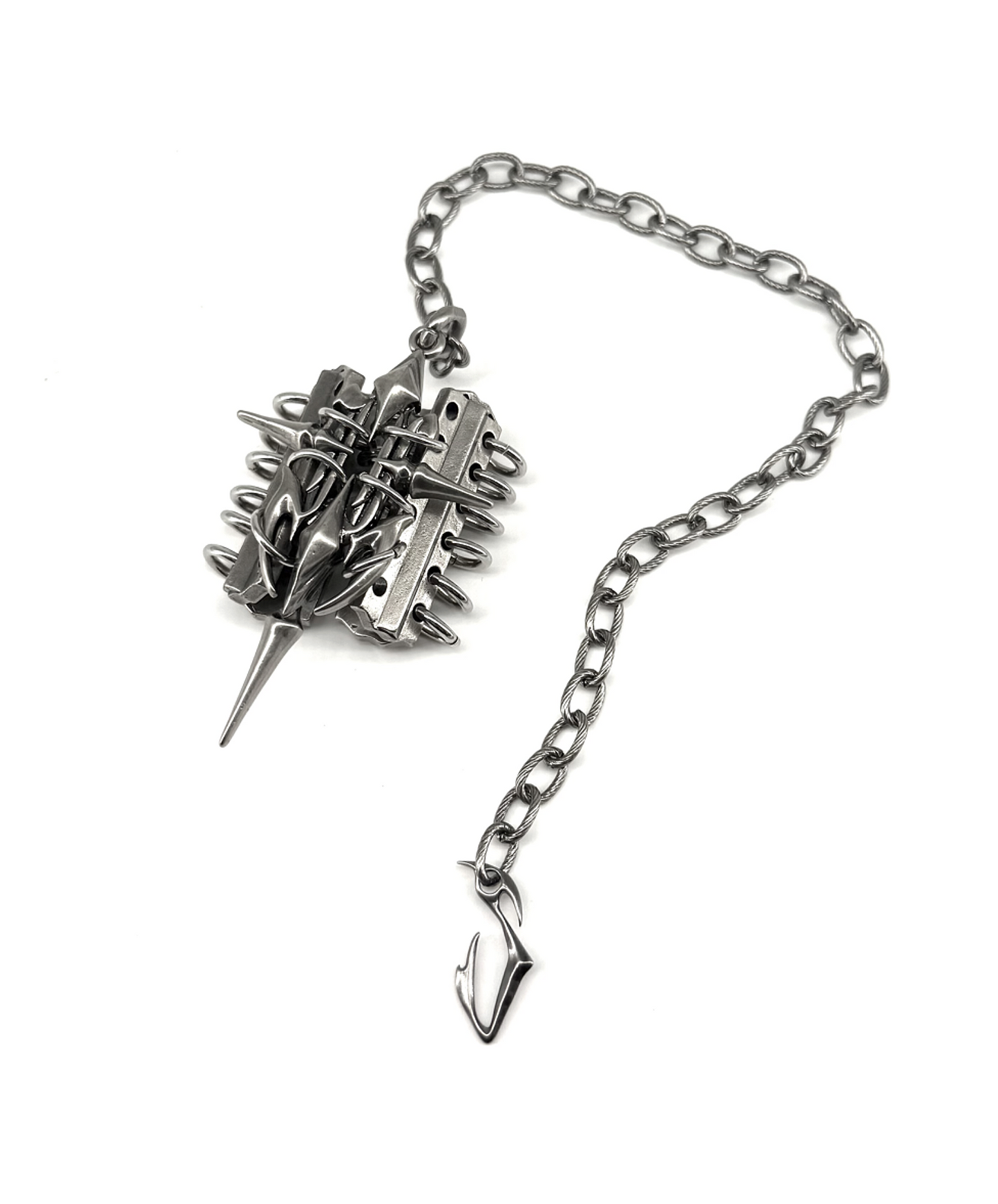 IIIMIII RottenMetal one piece ring chain2