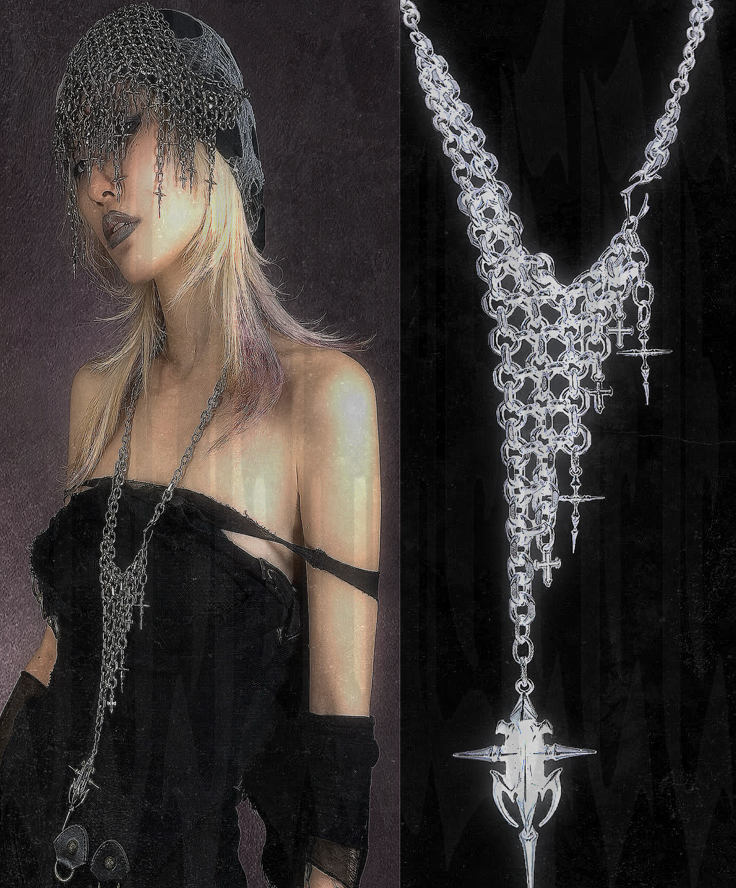 IIIMIII RottenMetal Long chain2