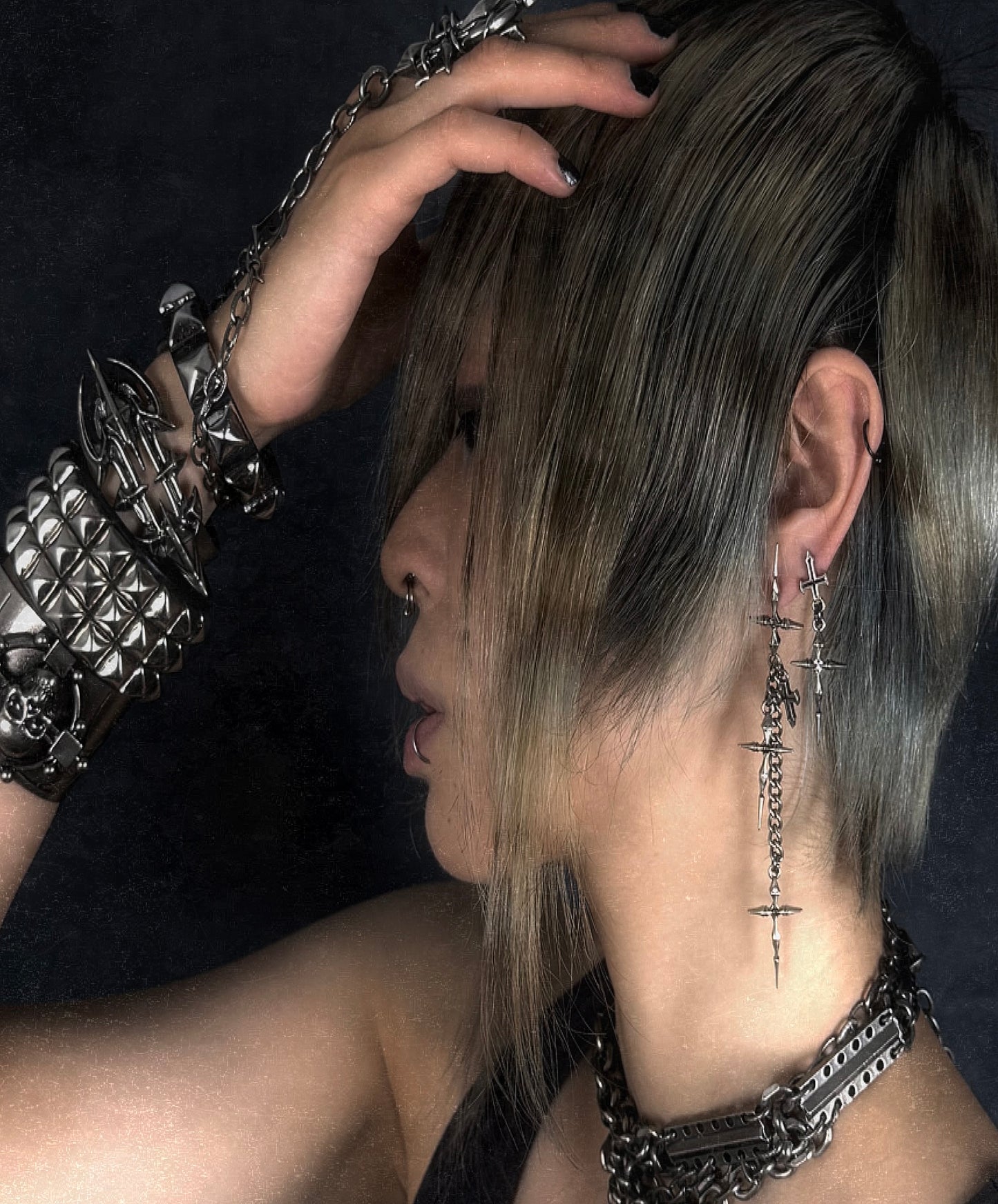 IIIMIII RottenMetal Earrings