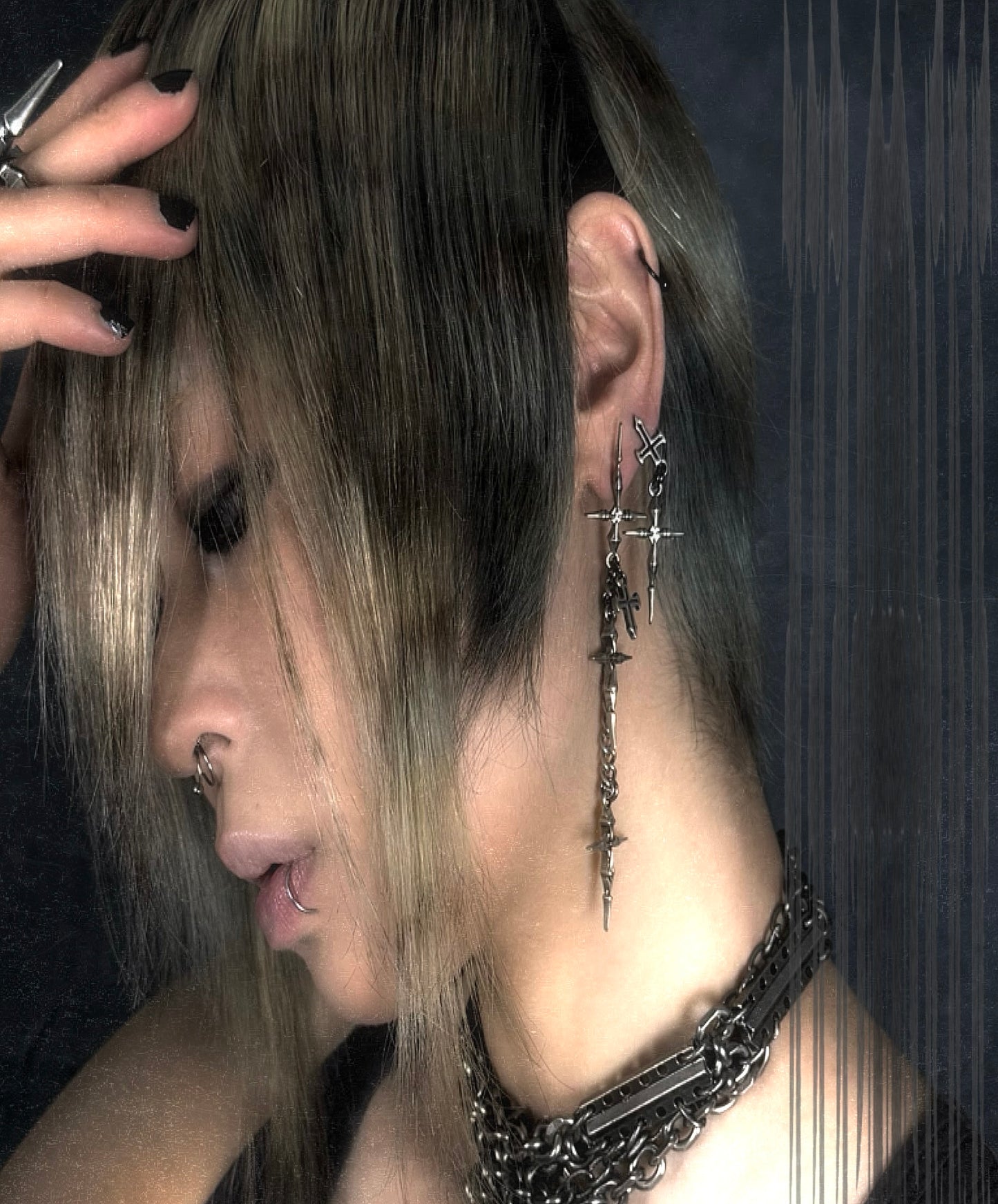 IIIMIII RottenMetal Earrings