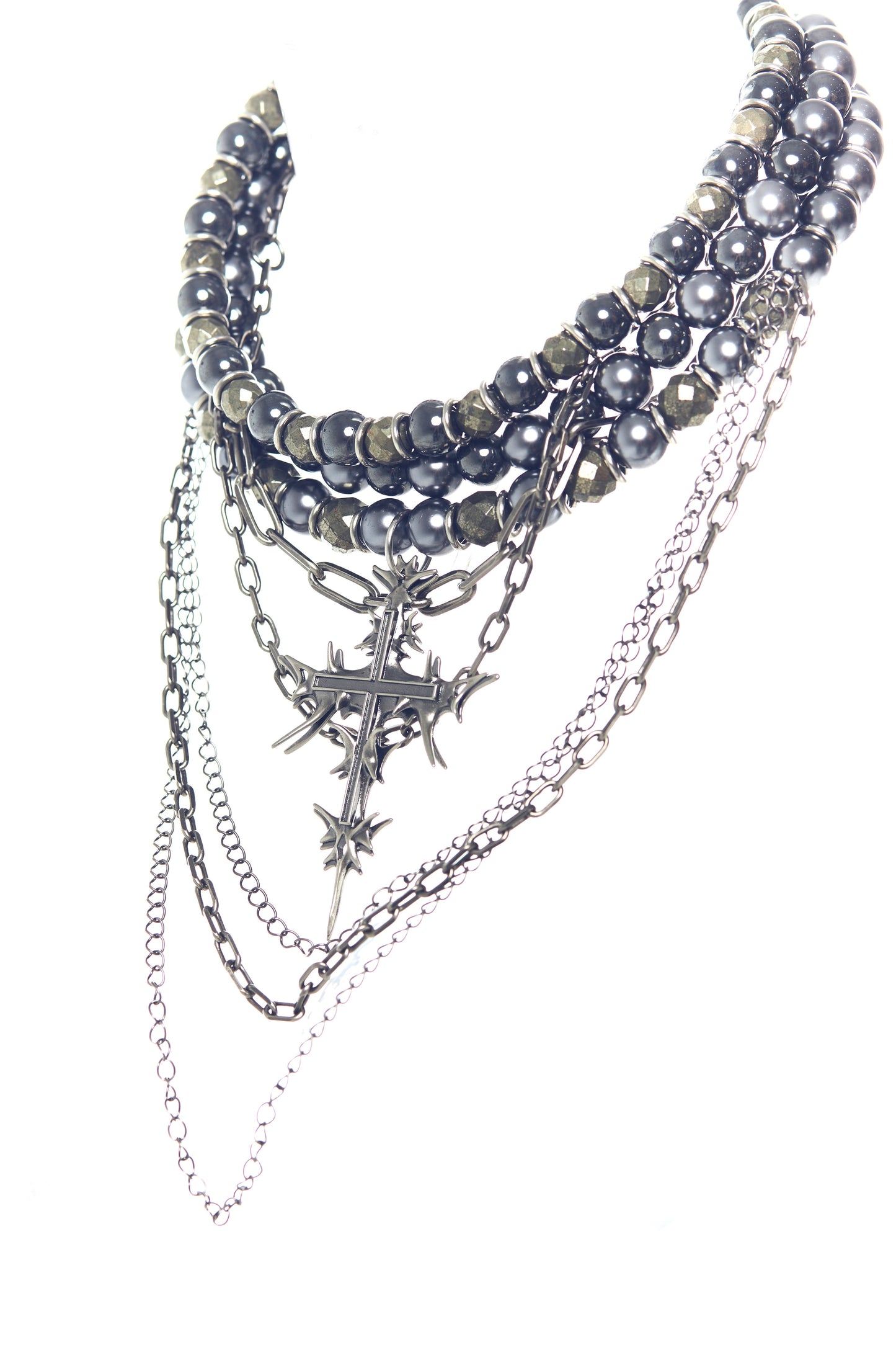 IIIMIII BlackpaintingIII Necklace1