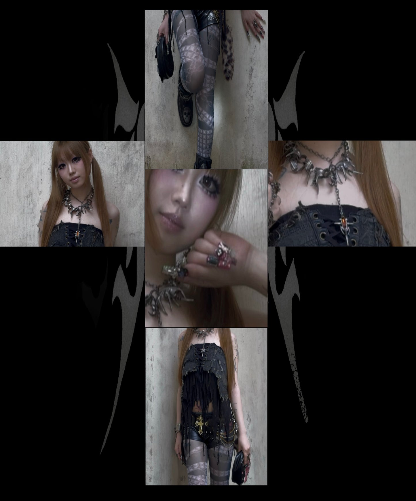 IIIMIII Darktotem print stockings5