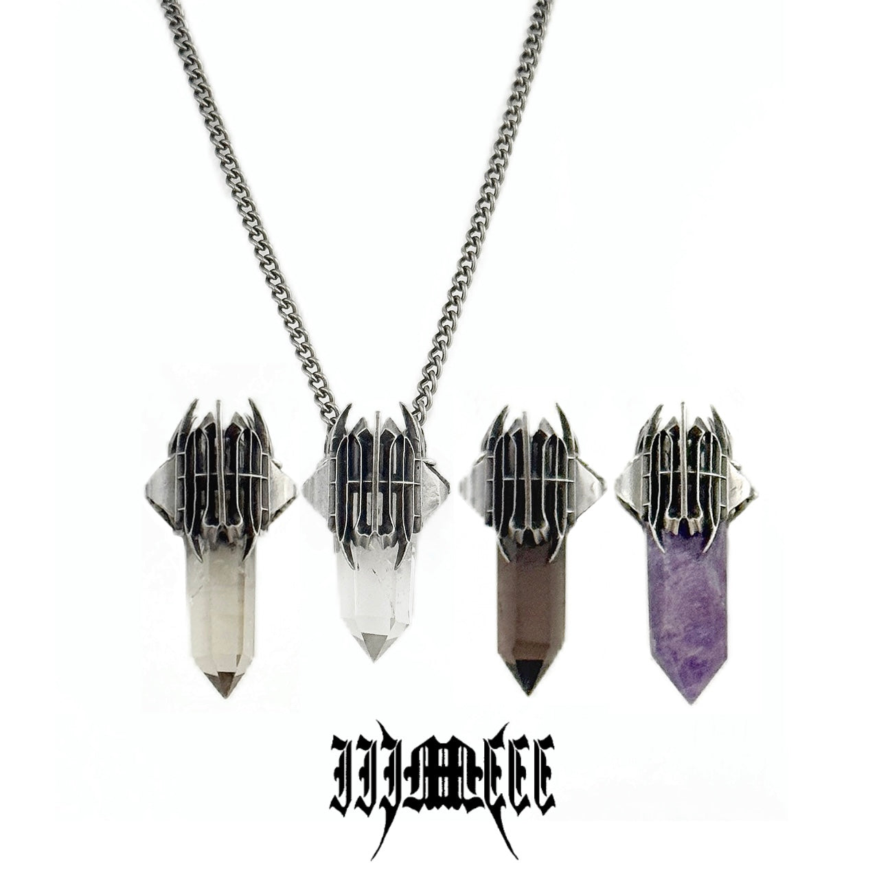 IIIMIII Crystal Pendant Necklace