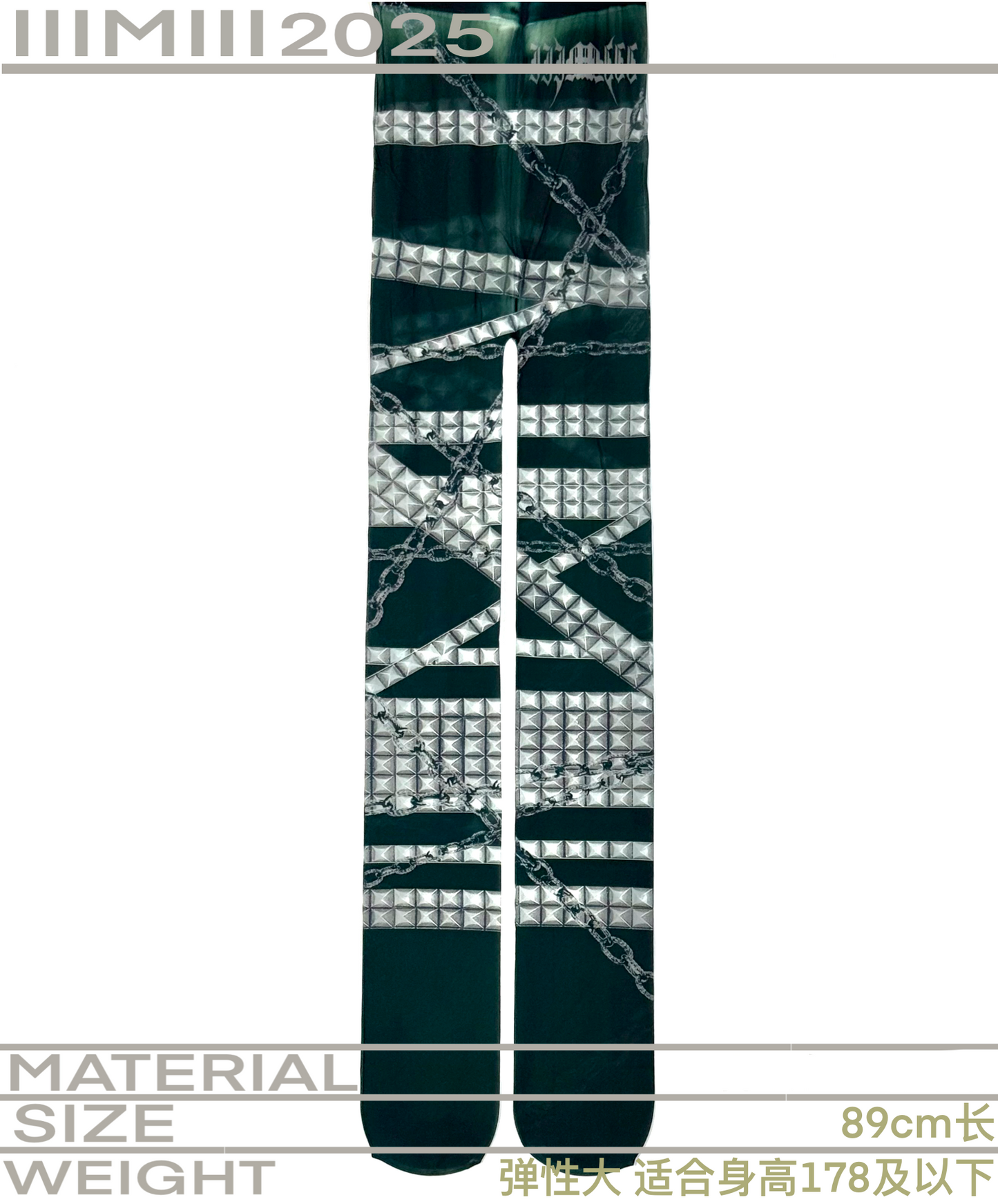 IIIMIII Darktotem print stockings5