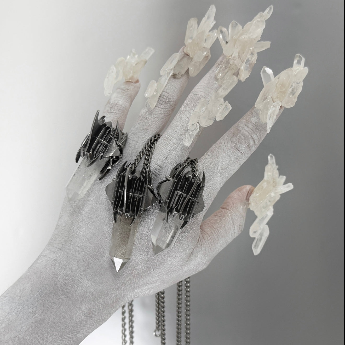 IIIMIII Crystal Pendant Necklace