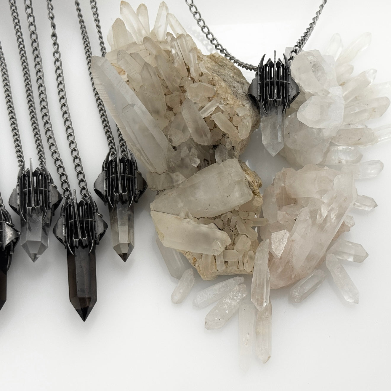 IIIMIII Crystal Pendant Necklace