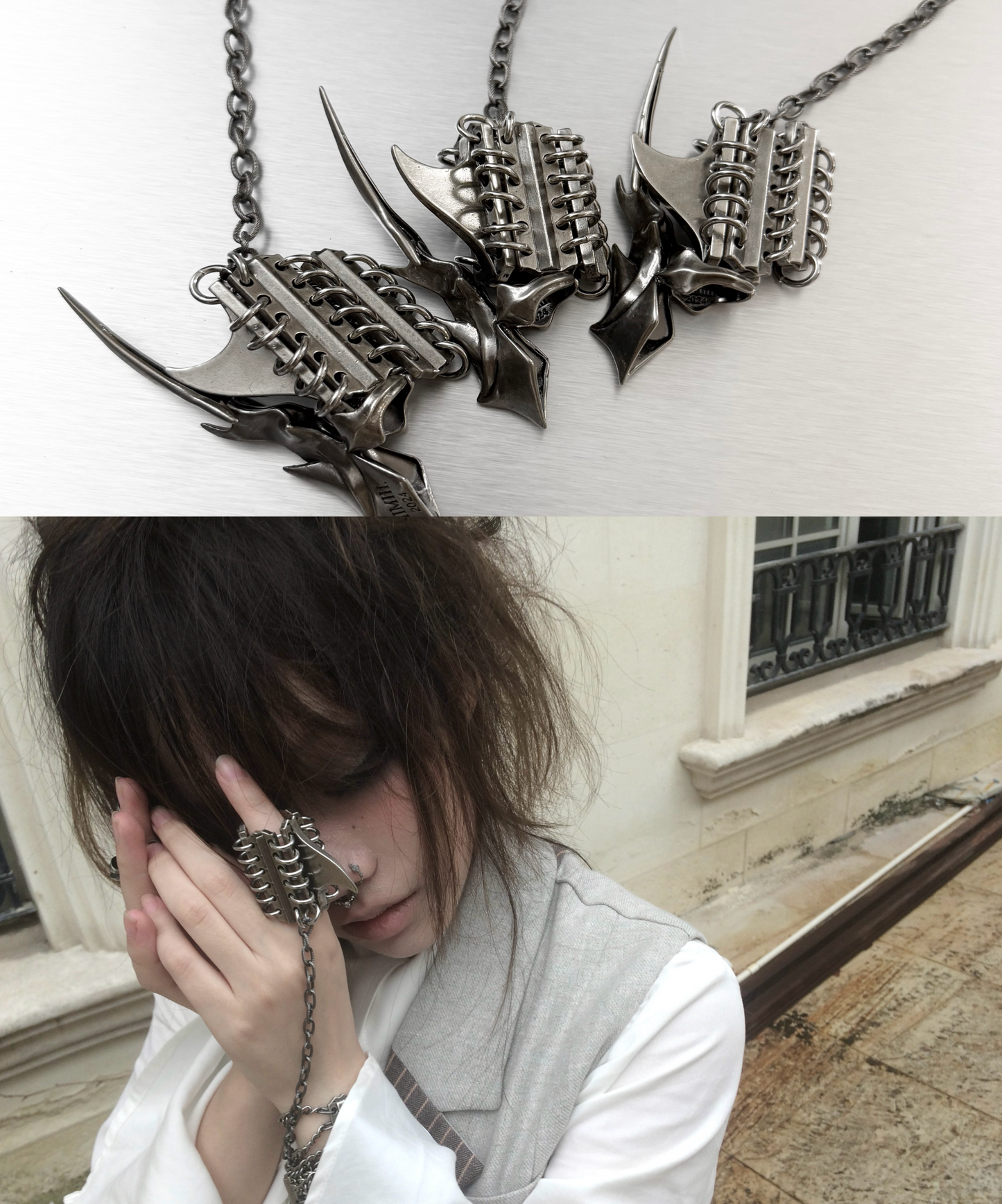 IIIMIII One Piece Ring Chain3