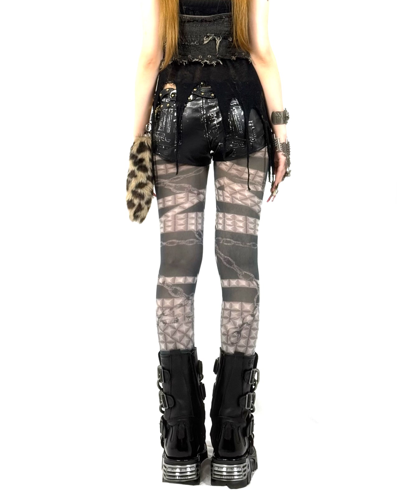 IIIMIII Darktotem print stockings5