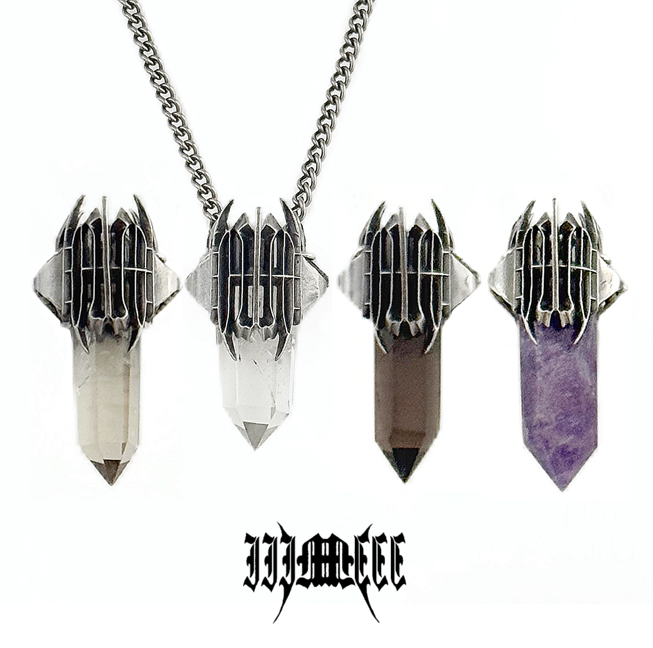IIIMIII Crystal Pendant Necklace