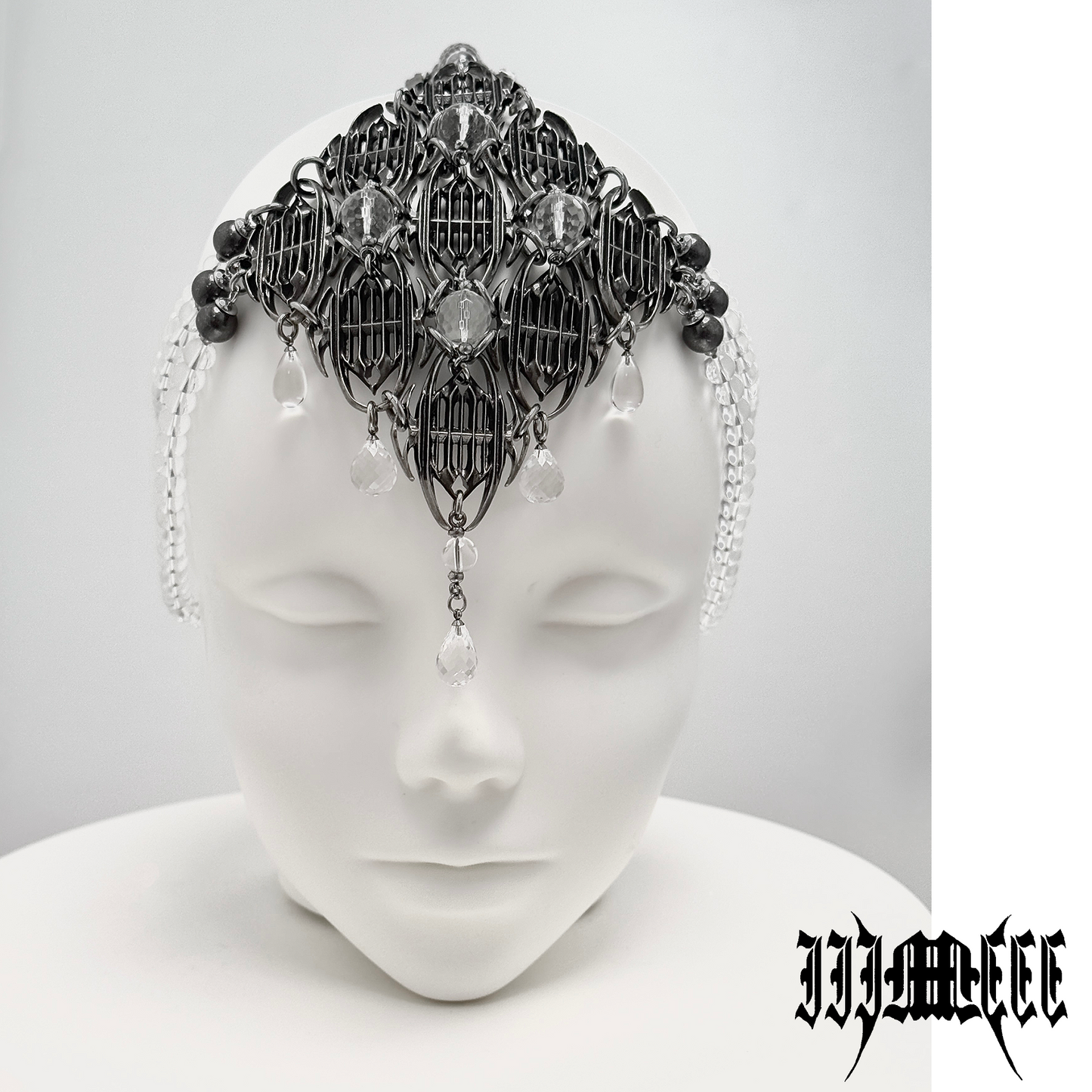 IIIMIII S9 White Crystal Headwear