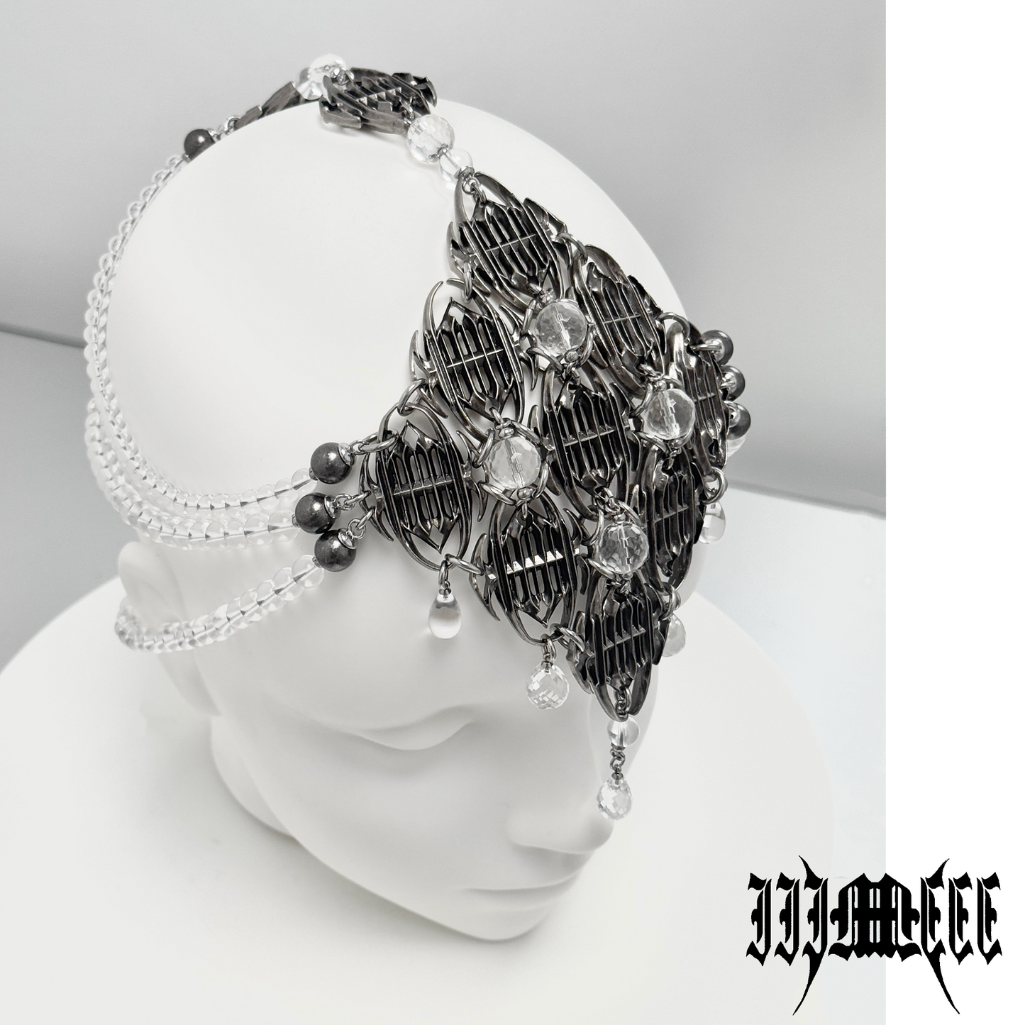 IIIMIII S9 White Crystal Headwear
