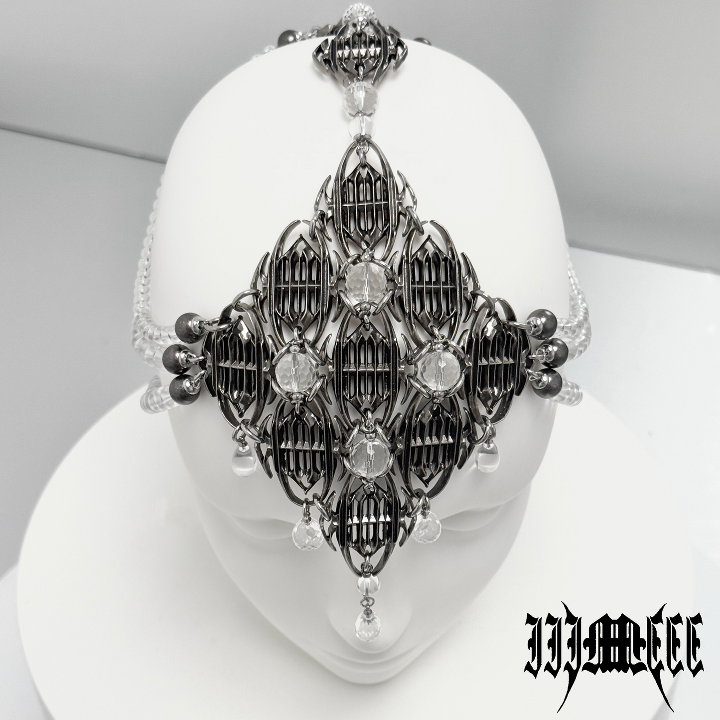 IIIMIII S9 White Crystal Headwear