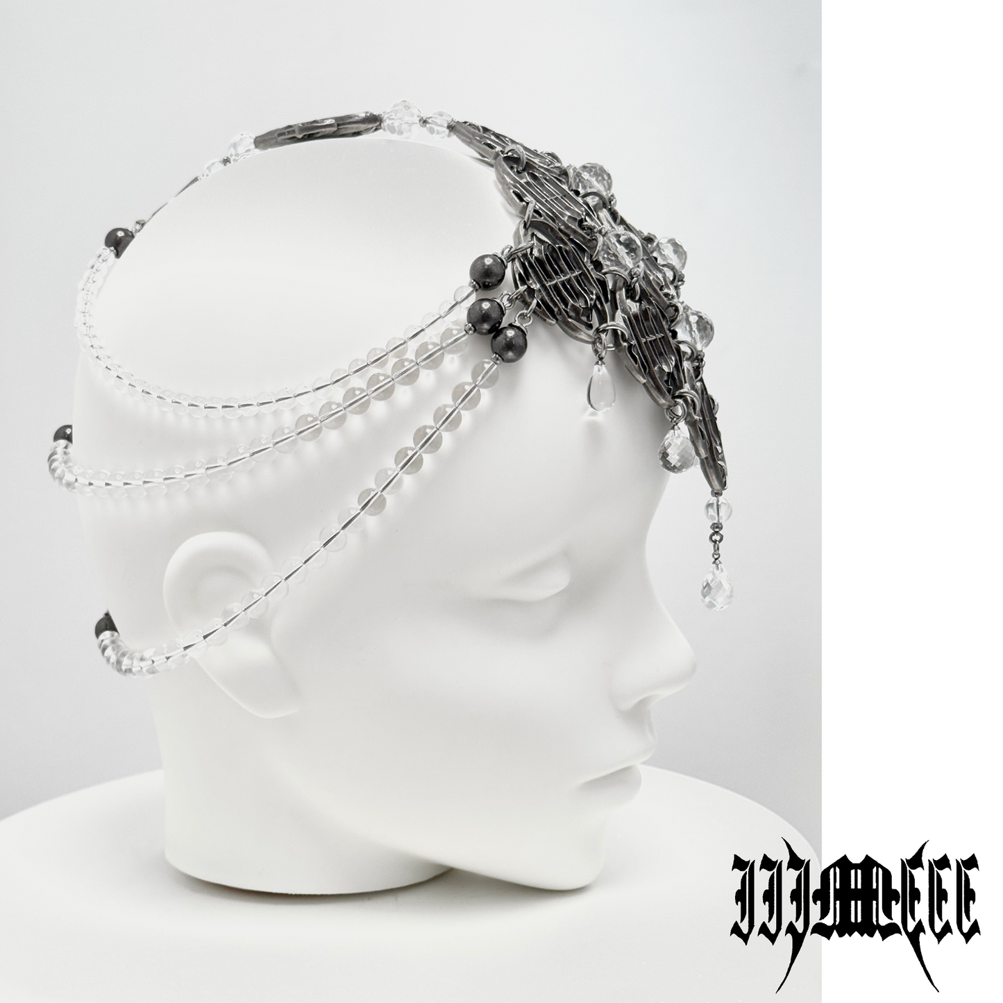 IIIMIII S9 White Crystal Headwear
