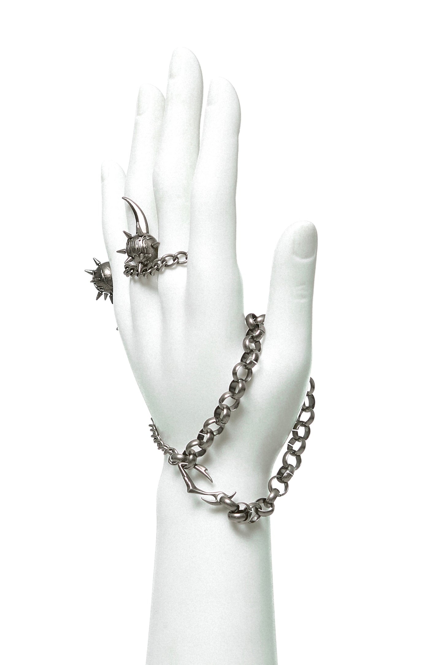 IIIMIII BrokenWeb One piece ring chain