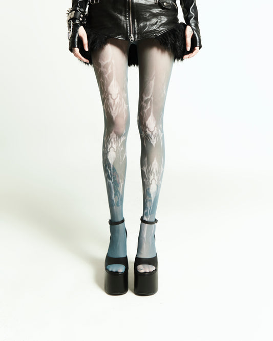 IIIMIII Darktotem print stockings2