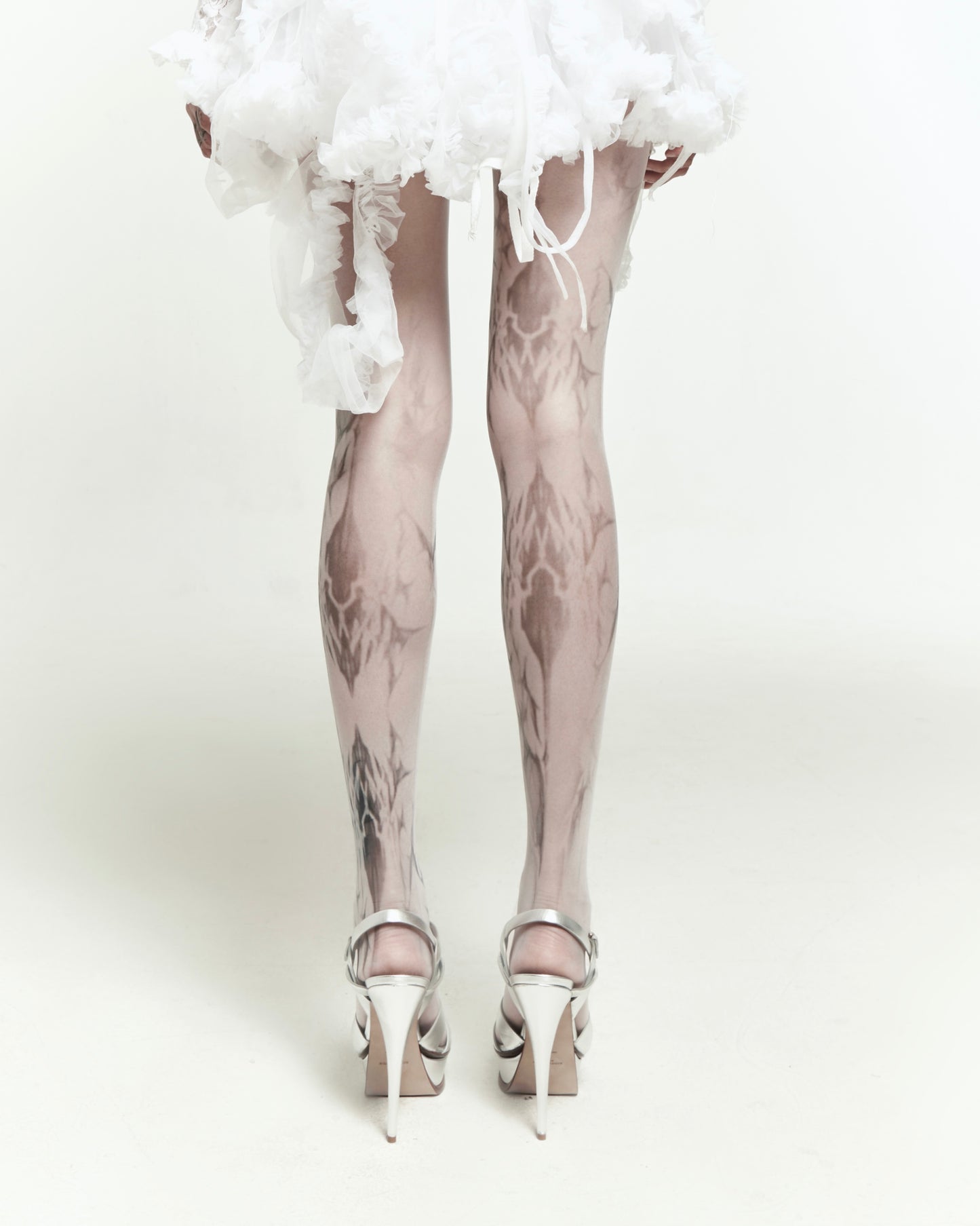 IIIMIII Whitetotem printed stockings2