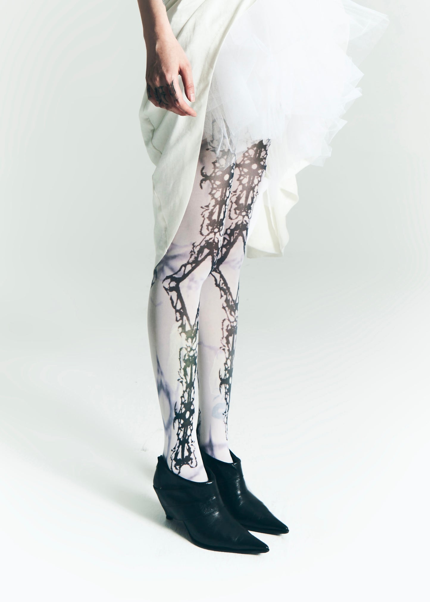 IIIMIII Whitetotem printed stockings3