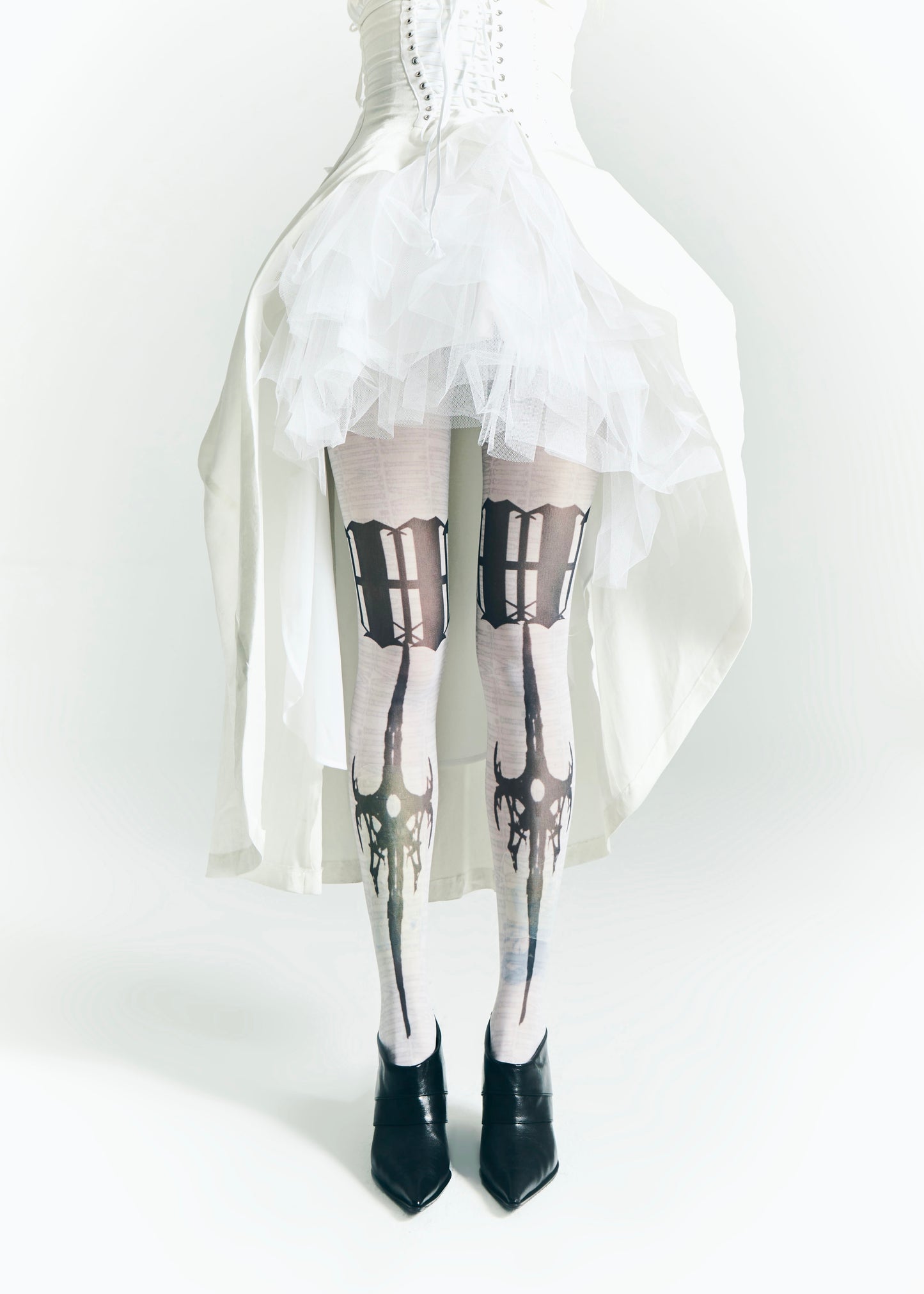 IIIMIII Whitetotem printed stockings4