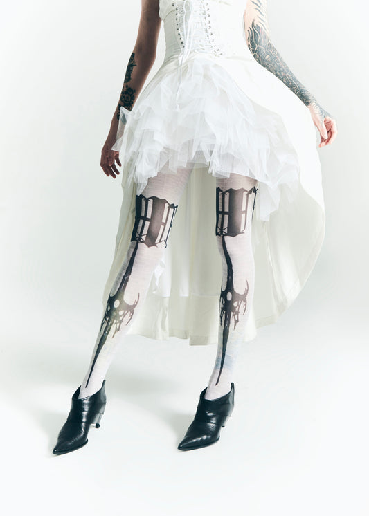 IIIMIII Whitetotem printed stockings4